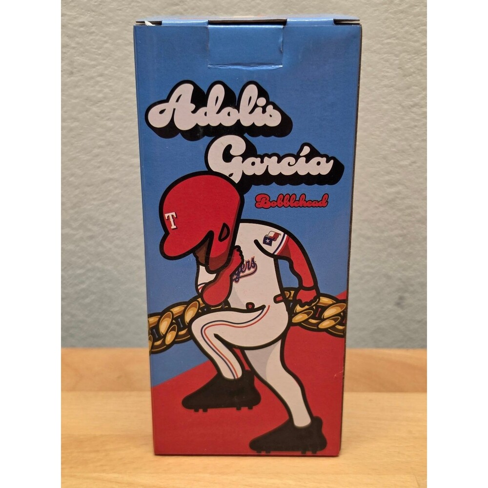 Adolis Garcia Texas Rangers BDA Sports MLB Baseball Bobblehead 2023 TXU NIB